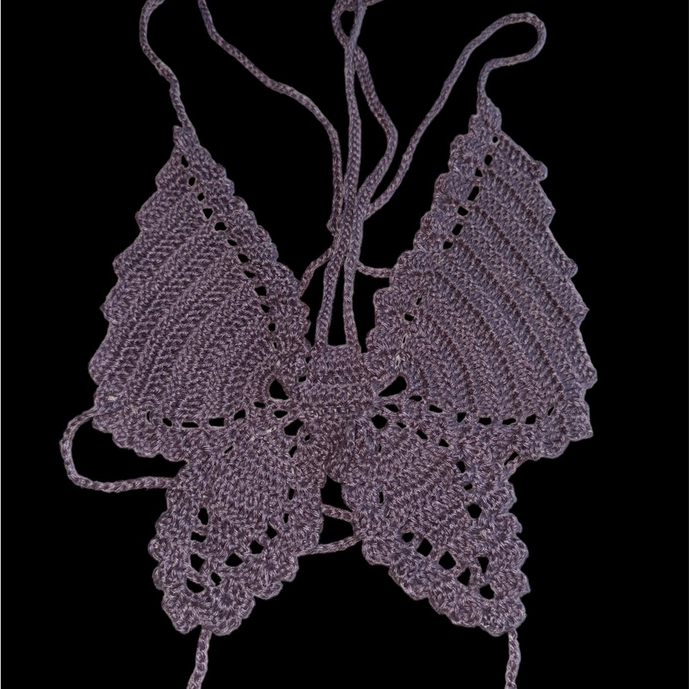 **SOLD** Crochet butterfly top